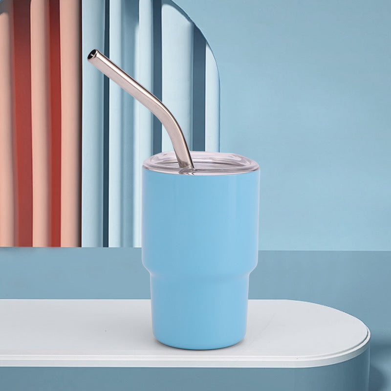 Wholesale Tumbler Ice Bullies Cup Stainless Steel Shot Glass 3oz Household Straw Cup Car Car Cup